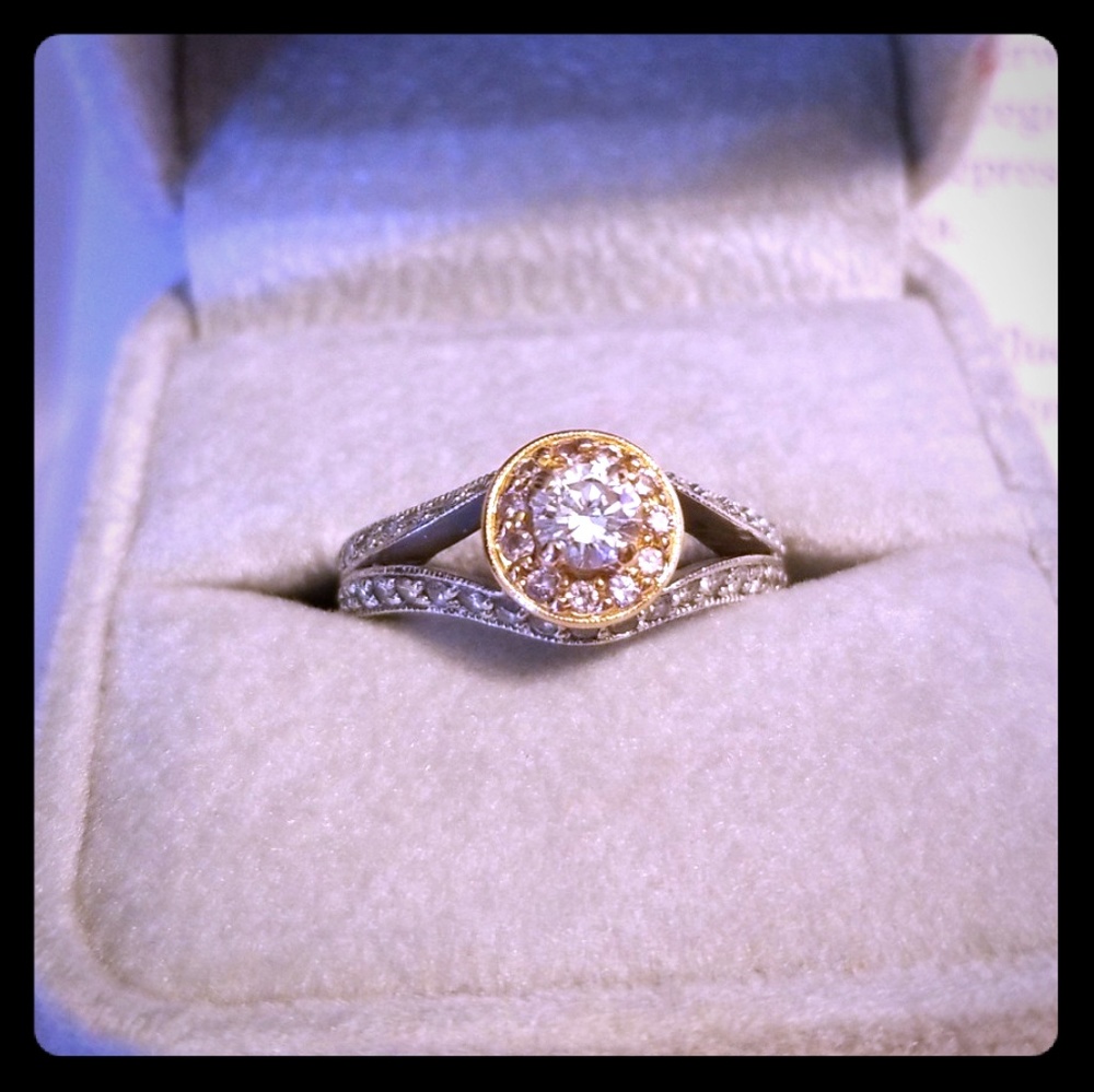 *SALE* Custom Rose Gold Nilli Wedding Ring ~ Wow!!